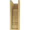 Ekena Millwork 6"W x 12"D x 18"H Classic Pescadero Rough Cedar Woodgrain TimberThane Corbel, Primed Tan CORUR06X12X18PECRCPR - alternate 2